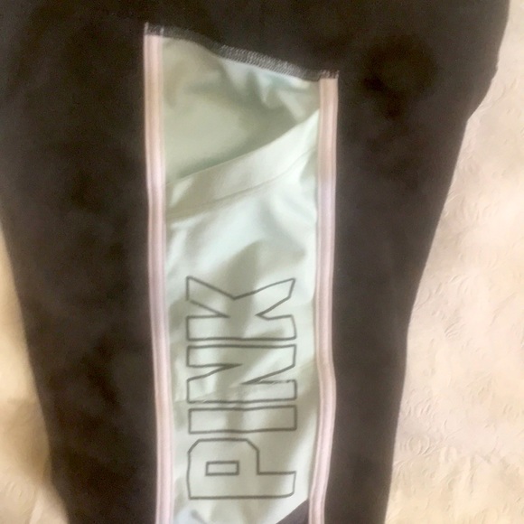 VICTORIA SECRET PINK TRACKSUIT. Cropped Long Sleeve Hoodie & Leggings SET - Picture 15 of 16